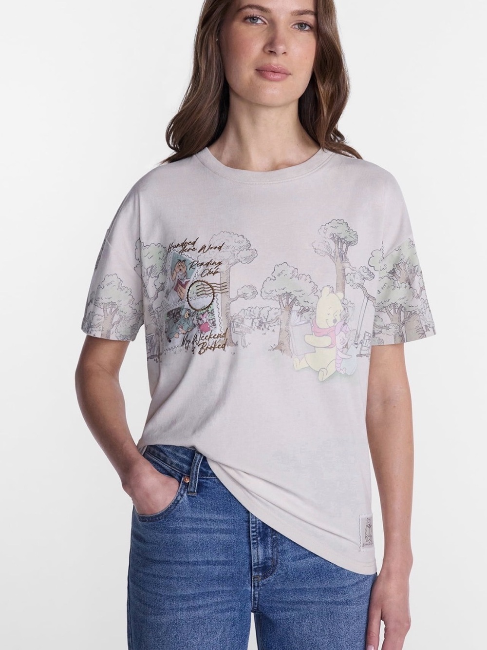 Disney Winnie the Pooh Light Beige Graphic Tee